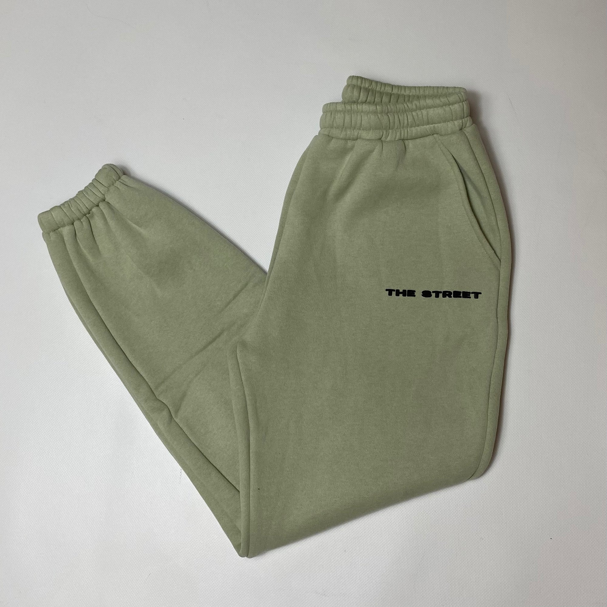 Green tea joggers sales