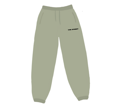 Green tea jogging pants hotsell